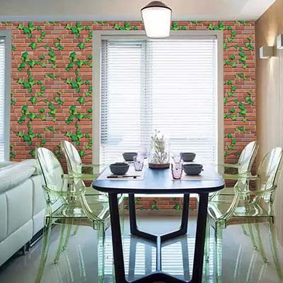 Boston Ivy plant decorative diy wall paper