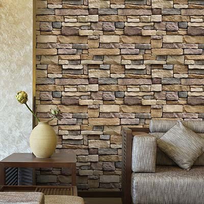Stone grain natural decorative diy wall paper
