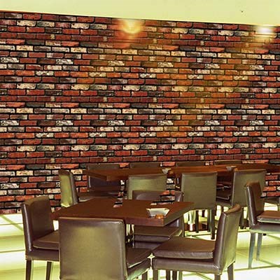 Brick bronzing decorative diy wall paper